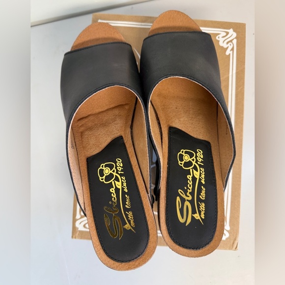 Sbicca Women's Montrose Clog Mule Heeled Sandal Black Size 10 - Picture 4 of 8